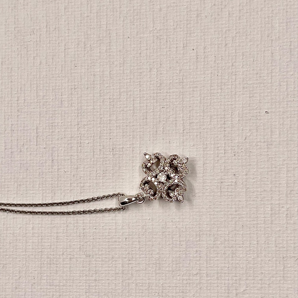 Sterling Silver Diamond Pendant Necklace (1/3 ct. tw.) - Picture 12 of 16